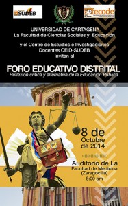 Foro educativo afiche