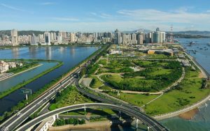 Parques y bahia Xiamen